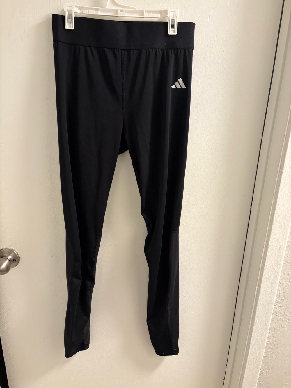 Adidas Techfit Black Compression Leggings Tight Workout Pants Medium M